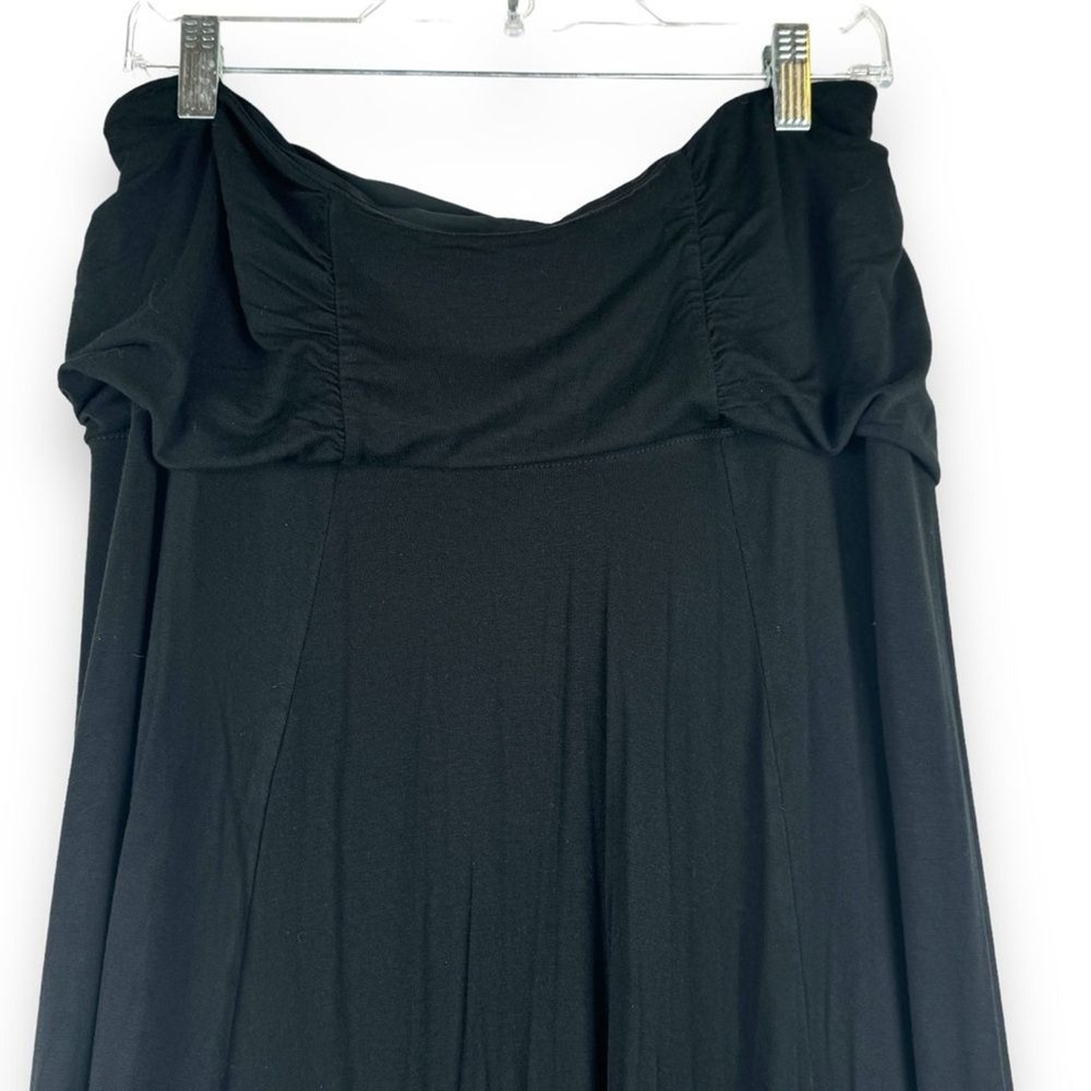 Ruby Ribbon Black Strapless Maxi Dress Plus Size 2XL Womens Slimming Sundress - Picture 7 of 11